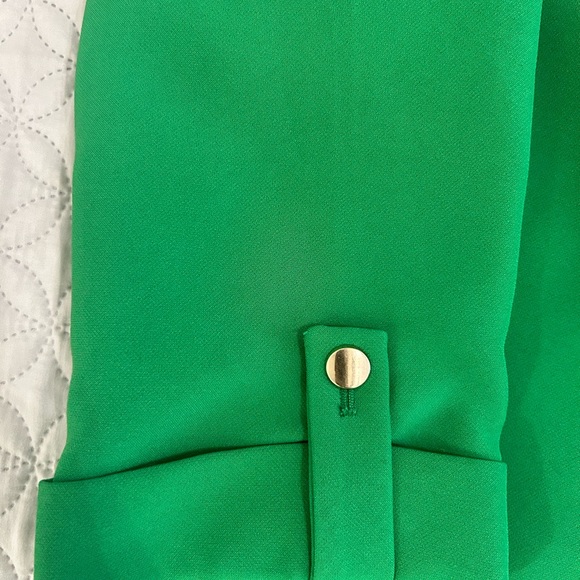 Green Blazer, Zara, S - Picture 3 of 4